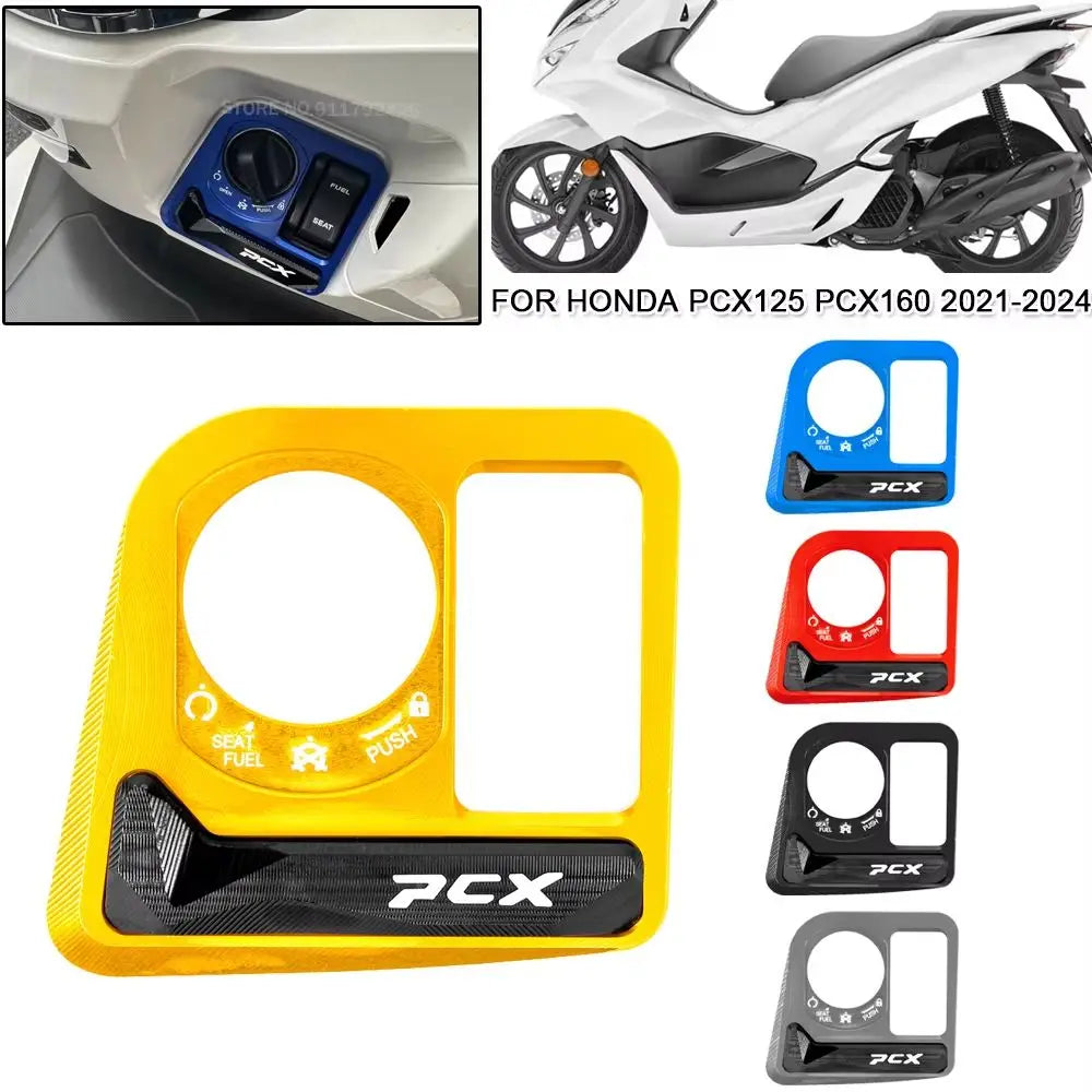 Motorcycle Parts Ignition Key Lock Cap Cover Colorful Aluminum Alloy Zpaxo