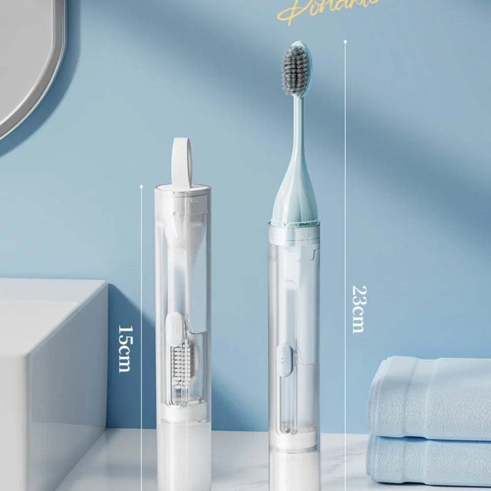Portable Folding Toothbrush Creative Health Soft Hold Toothpaste Zpaxo