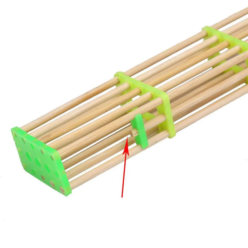 Lengthened Bamboo Queen Bee Cage King Isolation Transport Cages