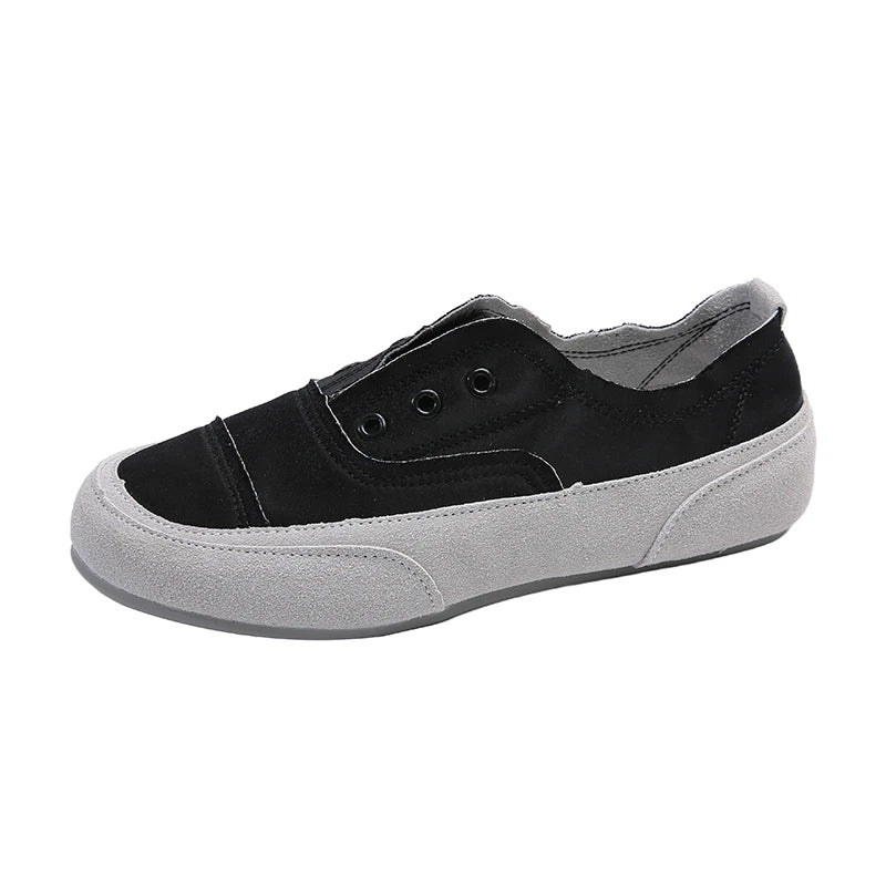 Women's Slip-on Sneakers Satin Casual Flat Bottom Spring Design Zpaxo image color 2 37