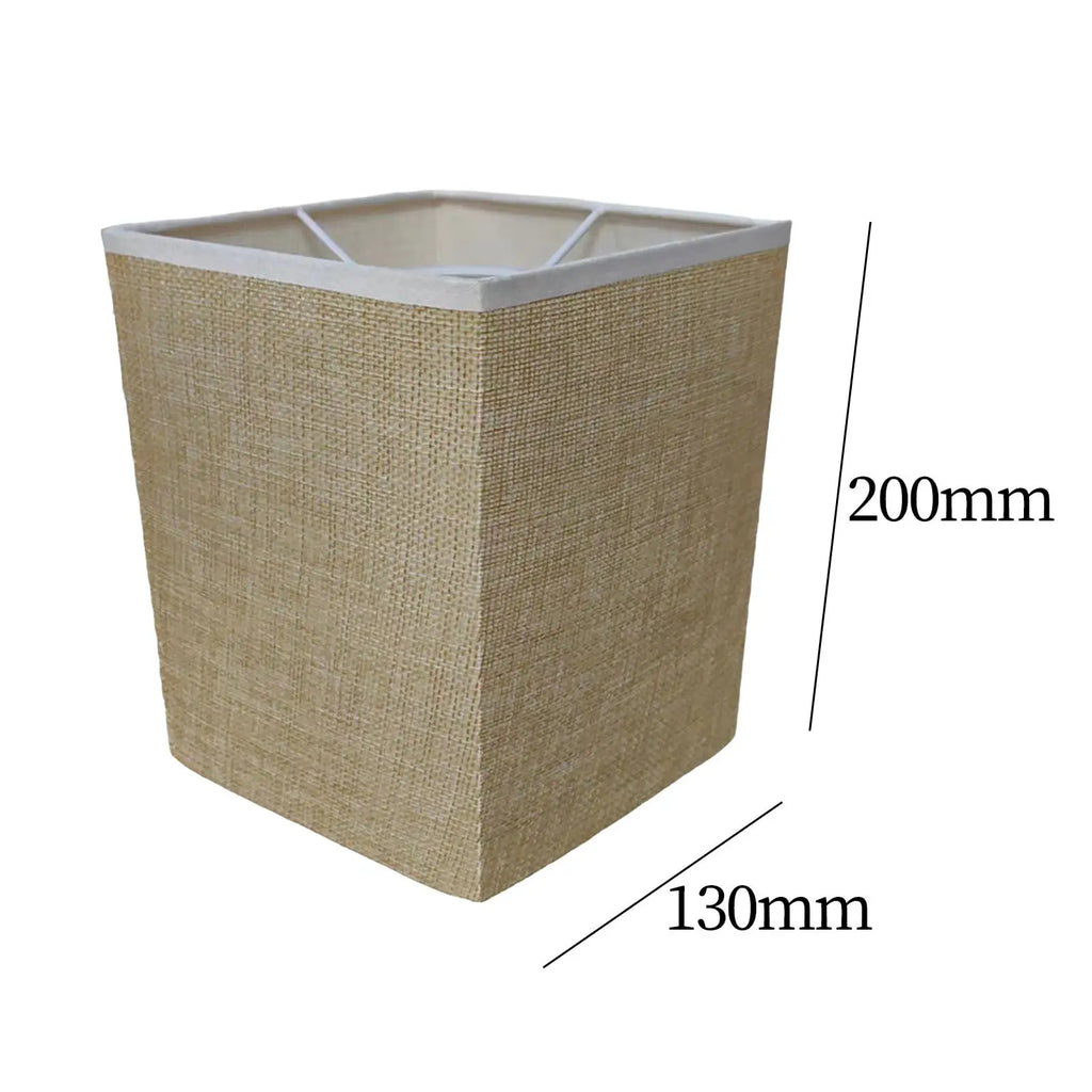 Fabric Burlap Lampshade Floor Lamp Shade Barrel Replacemen Cover Wall Zpaxo