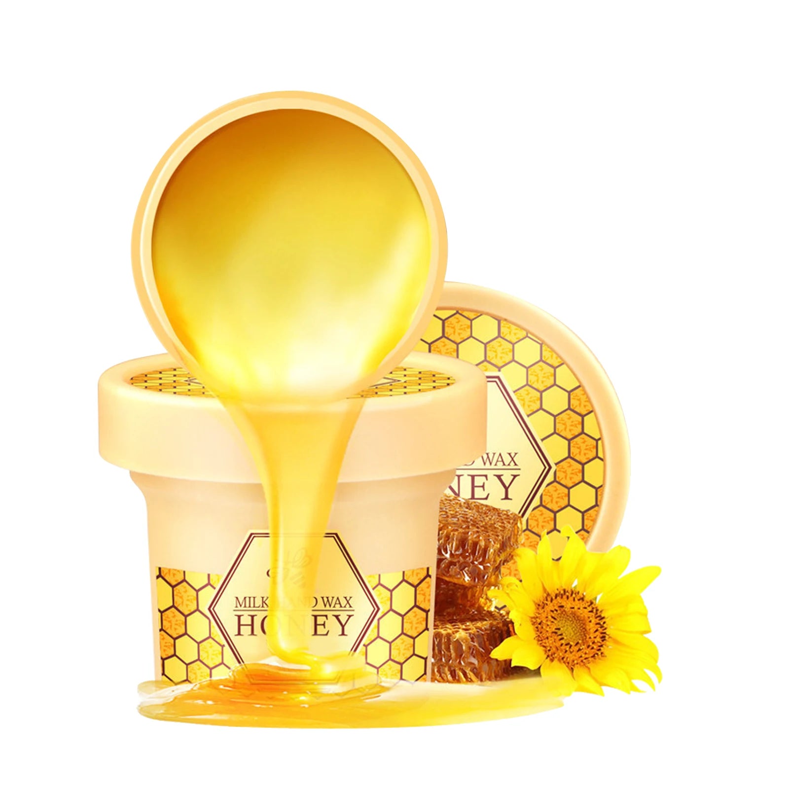 Milk & Honey Hand Wax Peel-Off Mask – Exfoliate & Moisturize Hand Wax Mask Zpaxo 120g Boxed