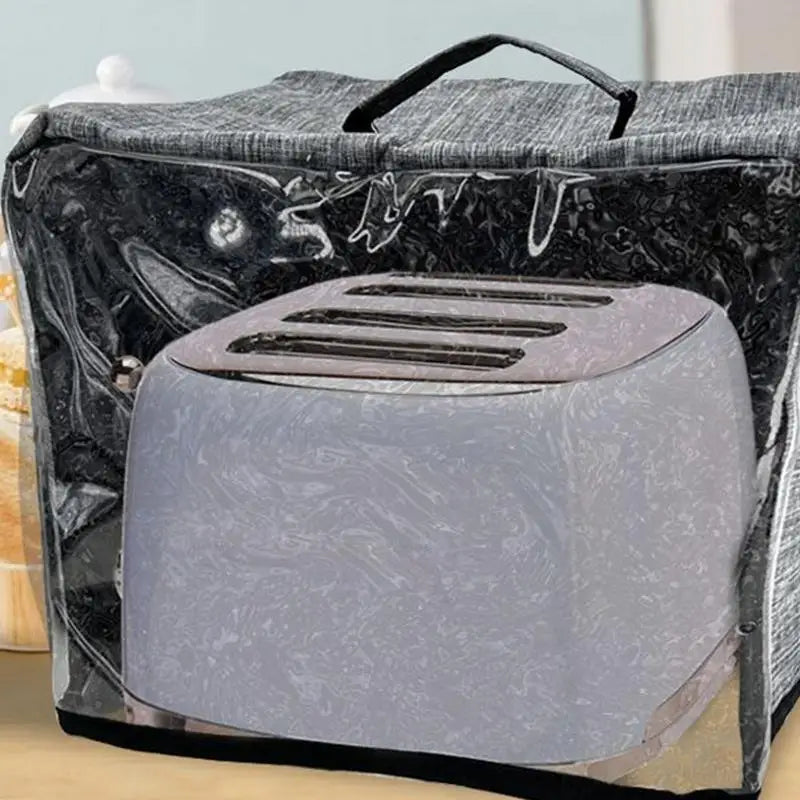 Oxford Cloth Air Fryer Cover Waterproof Air Fryer Cover Toaster Dust Cover with Pockets Compatible with Cuisinart4Slice Toaster Zpaxo