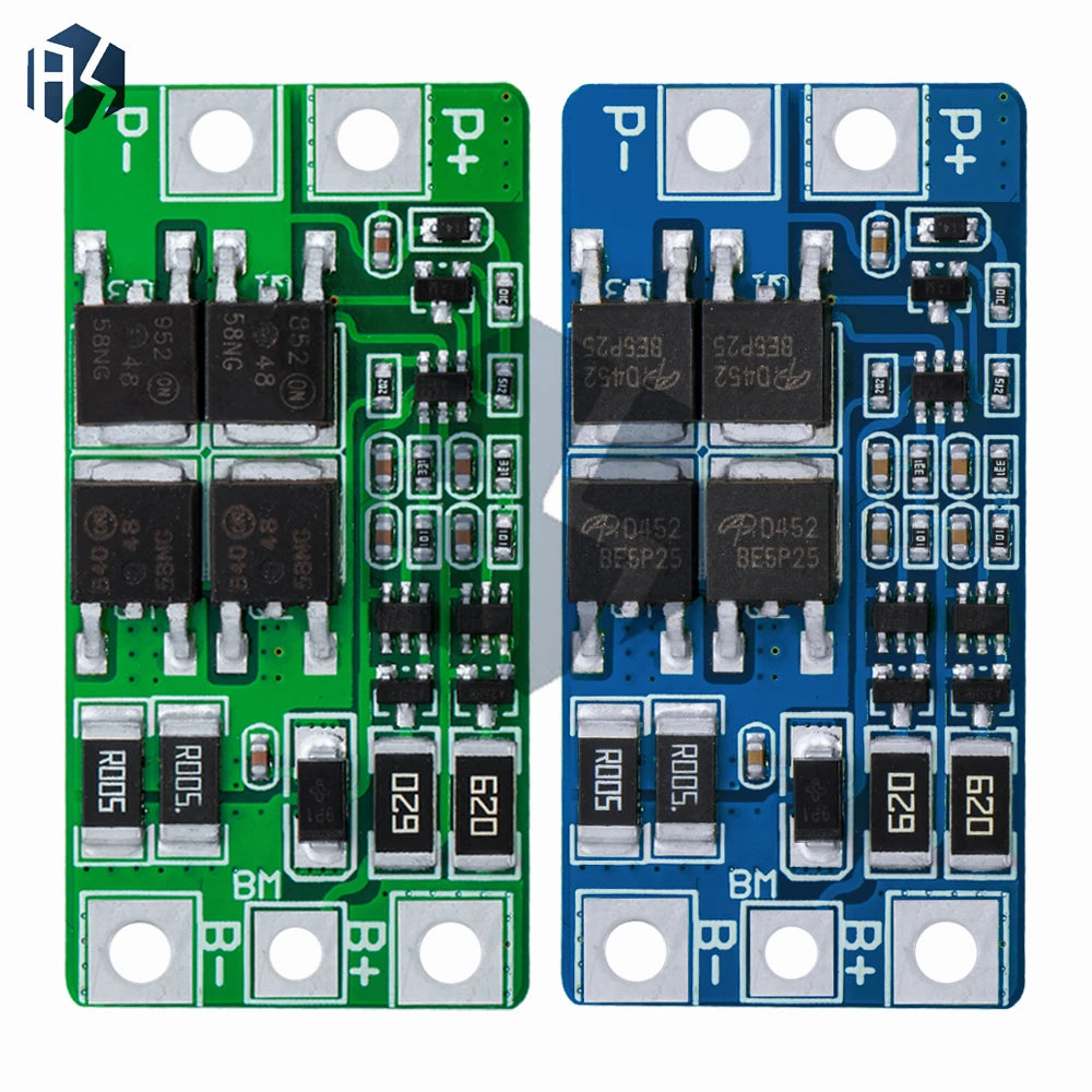 2S 10A 7.4V 18650 lithium battery protection board 8.4V balanced function/overcharged protection Good Zpaxo