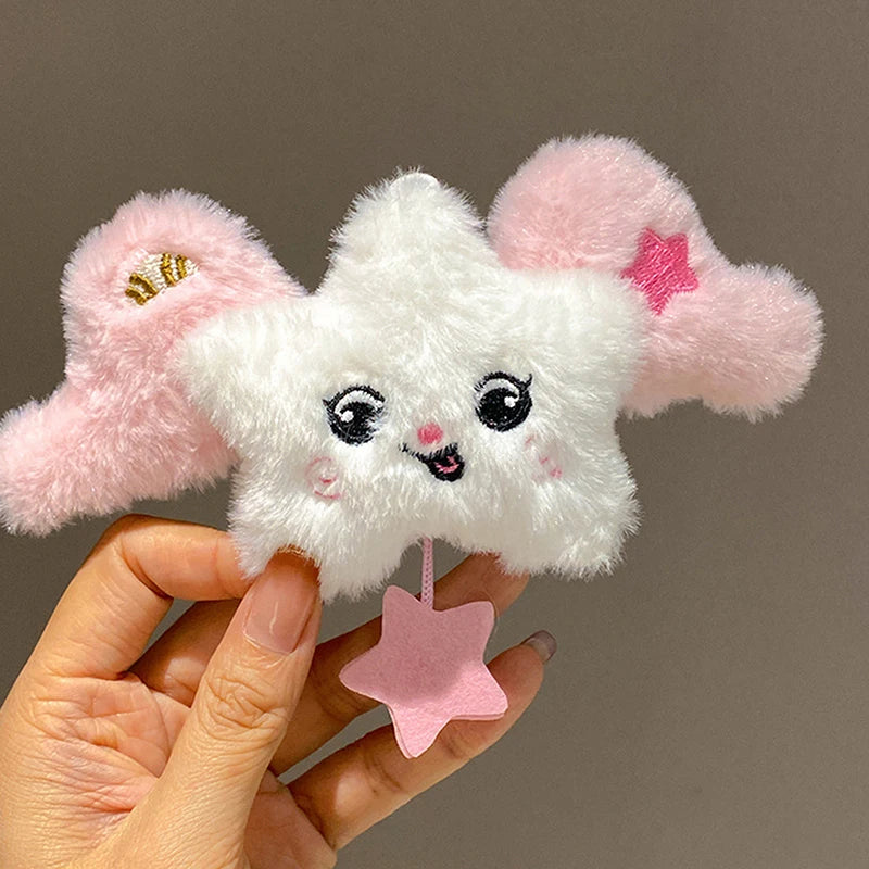 Star Wings Pendant Keychain Cartoon Fashion Cute Doll Plush Accessory Zpaxo