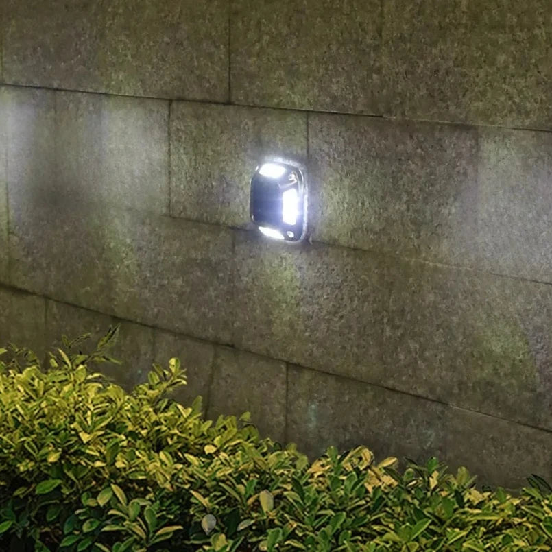 8 LED Solar Ground Light Waterproof White Warm Garden Lamp Outdoor Zpaxo 1pcs-white light