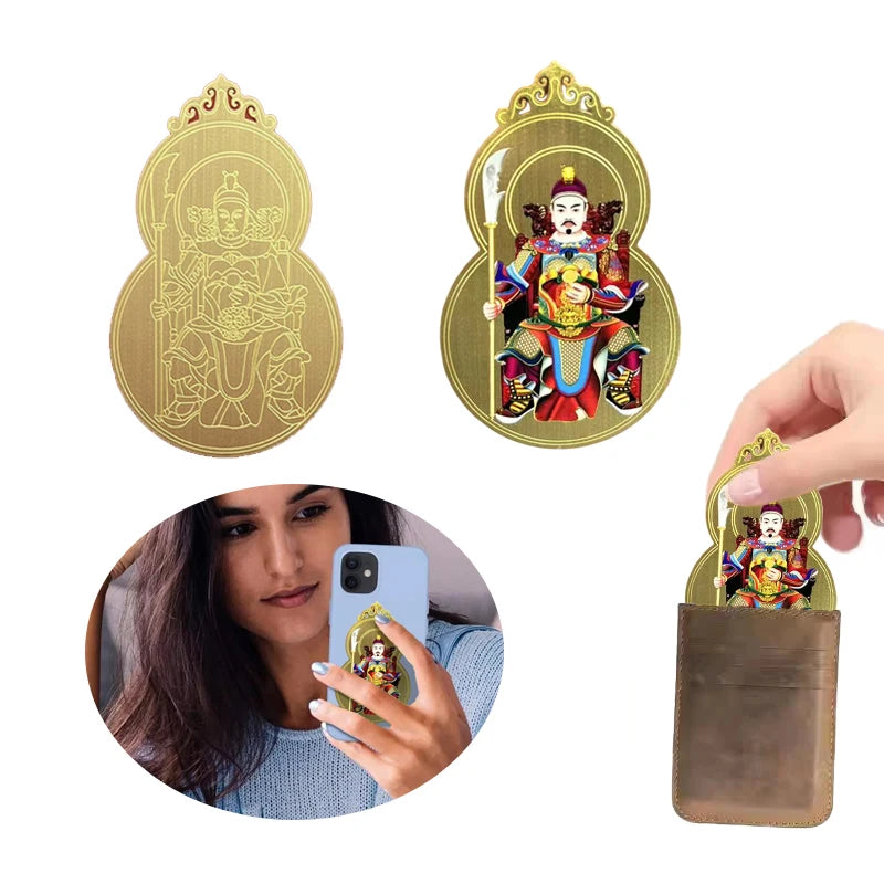 2026 Tai Sui Amulet Card Feng Shui Prayer Gold Card Exorcism Protection Buddha Gift Amulet Safe Bring In Wealth And Treasure Zpaxo