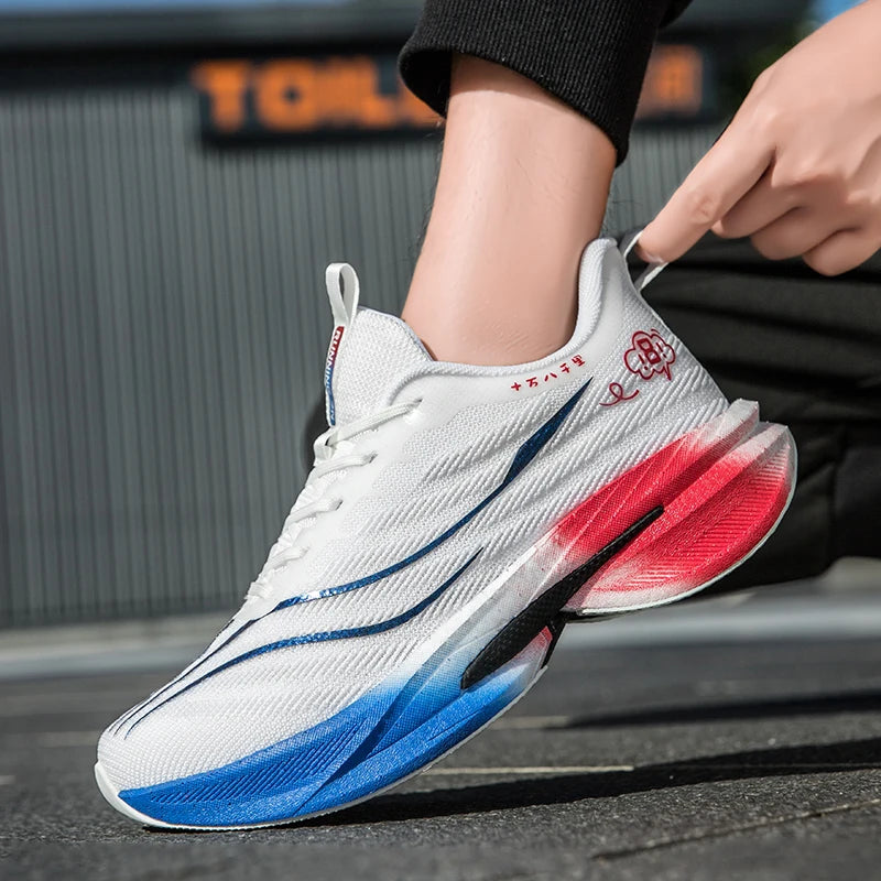 Men's Casual Sneakers Luxury Trainer Shoes Breathable Race Running