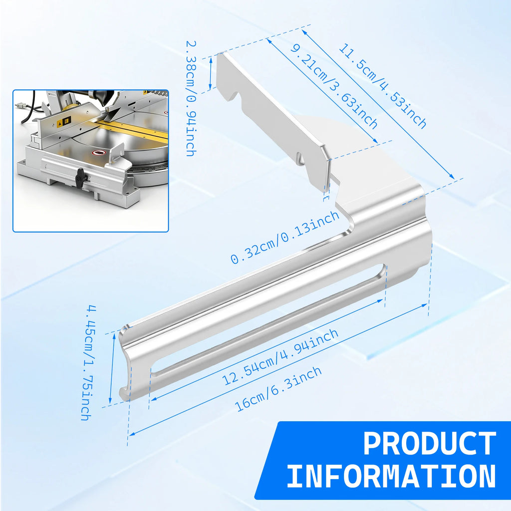 Crown Molding Cutting Tool Miter Saw Stop Gauge Vertical Precision Trim Positioner for DeWalt Woodworking Angle Guide Accessorie Zpaxo