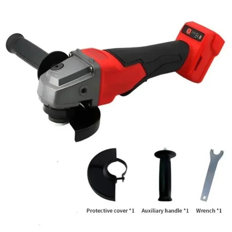 Fit Milwaukee 18V Battery Brushless Angle Grinder 3 Gears 100