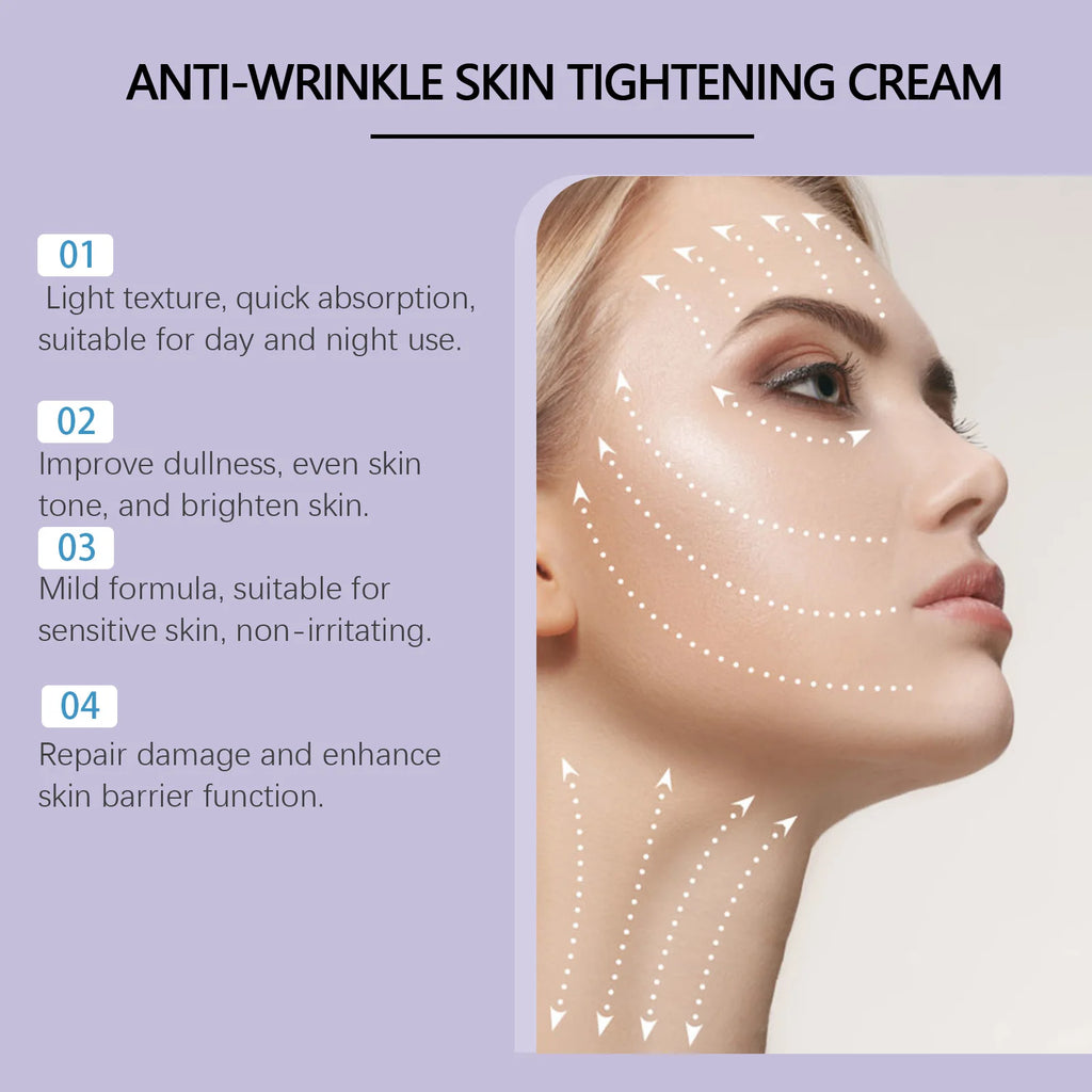 Hoygi Wrinkle Reducing Skin Overnight Toning Tightening Cream Body Firming Improve Skin Sagging and Fine Lines Natural Ingredien Zpaxo