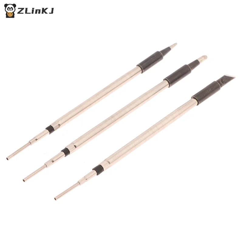 ▶1PCS Ceramic Heating Core Soldering Iron Tip Horseshoe Tip Round Pointed Stainless Steel Soldering Iron Tool Accessor Zpaxo