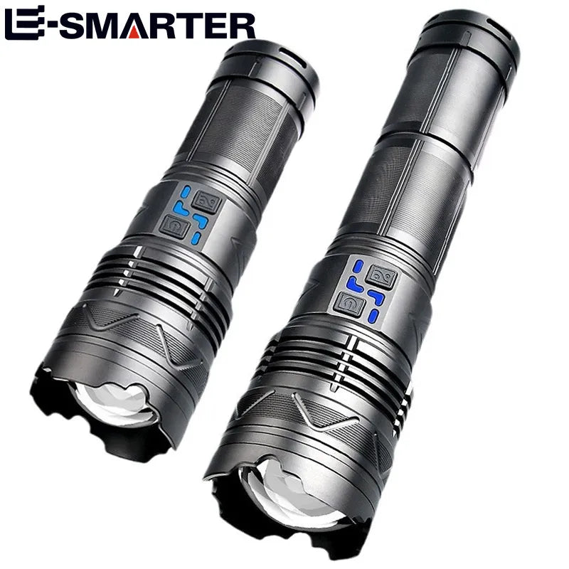 ESMARTER GT60 20000LM 100W Tactical LED Flashlight USB Rechargeable