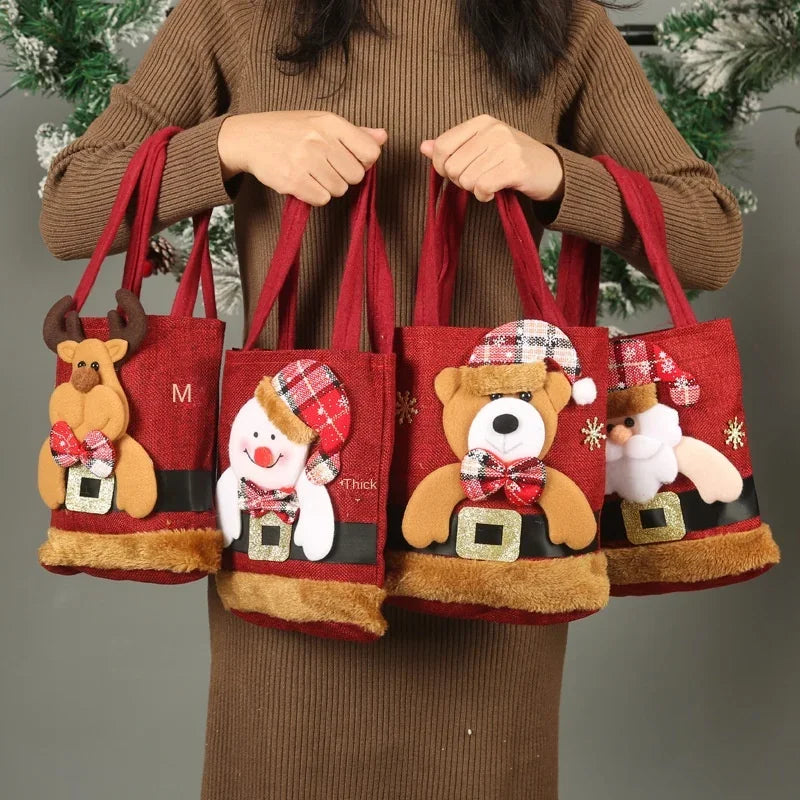 2025 Christmas Portable Apple Bag Eve Creative Candy Children's Small