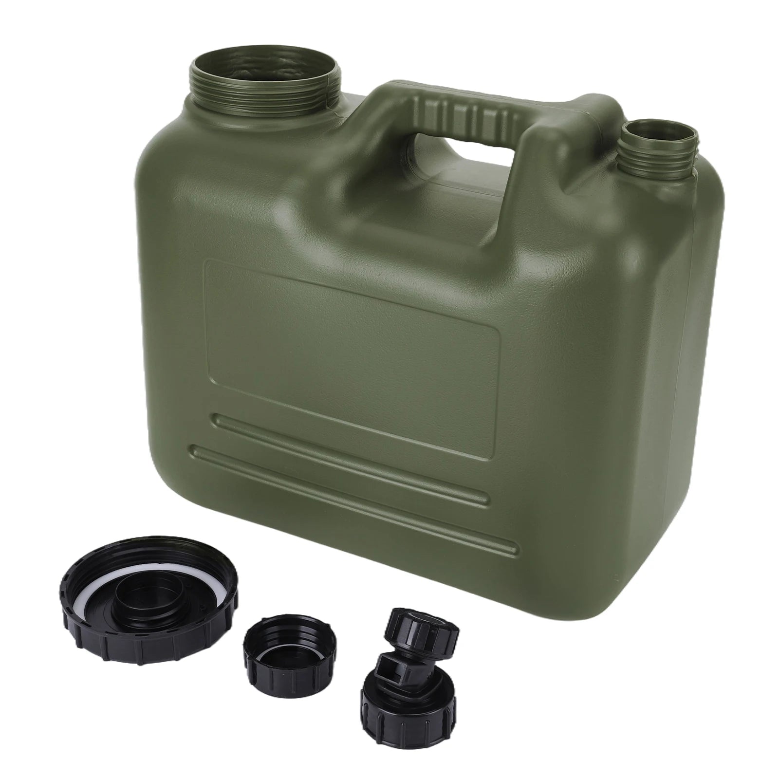 Portable Water Jug W Wide Filler Opening Emergency Storage Tank