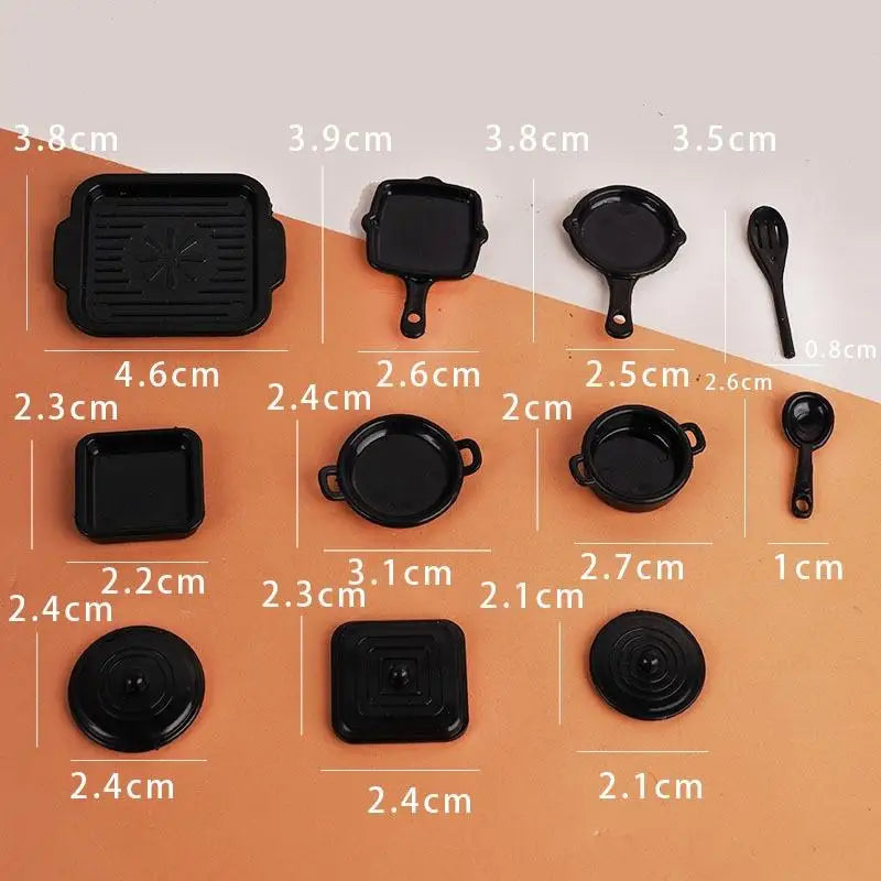 Mini Food Pretend Play Dollhouse Kitchen Furniture Model Miniature Zpaxo A8
