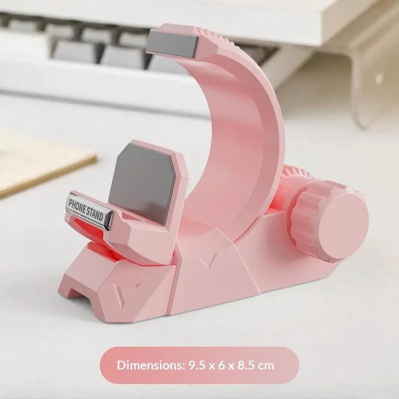 Removable Workstation Holder Secure Clamp Rotatable Mobile Stand Zpaxo Pink