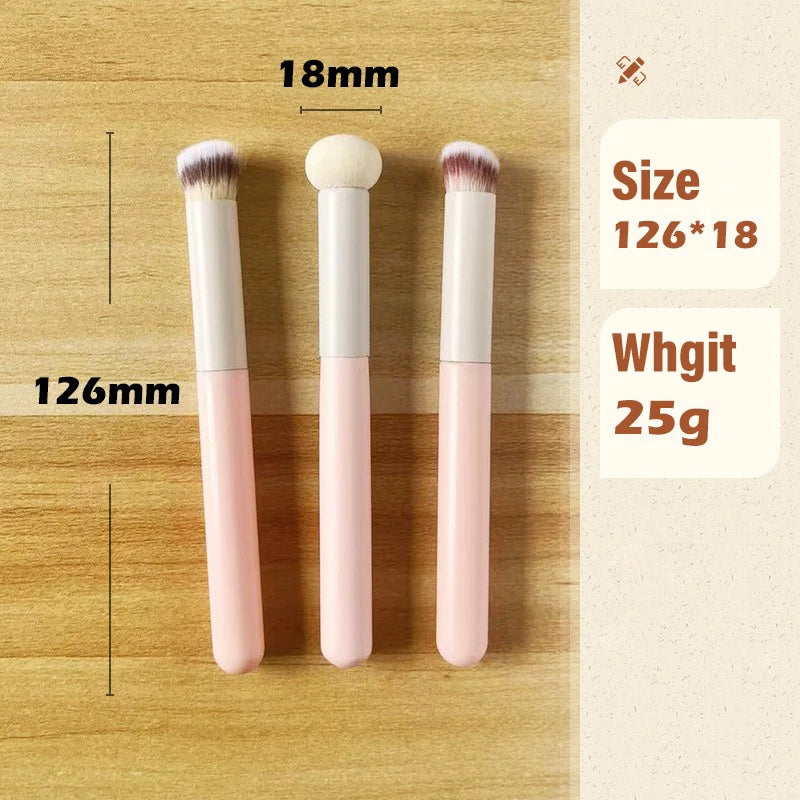 1 Sponge Makeup Brushes Mushroom Head Soft Concealer Brush Dry Wet