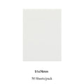50 Sheet Transparent Sticky Notes Scrapes Stickers Note Pads Posted It Paper Clear Notepad For School Stationery Office Supplies Zpaxo A