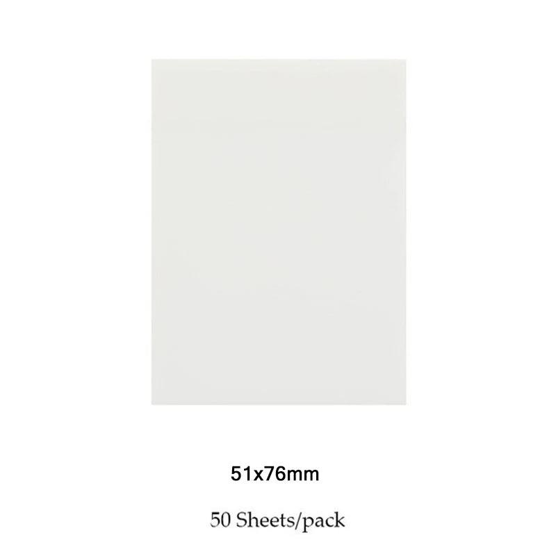 50 Sheet Transparent Sticky Notes Scrapes Stickers Note Pads Posted It Paper Clear Notepad For School Stationery Office Supplies Zpaxo A