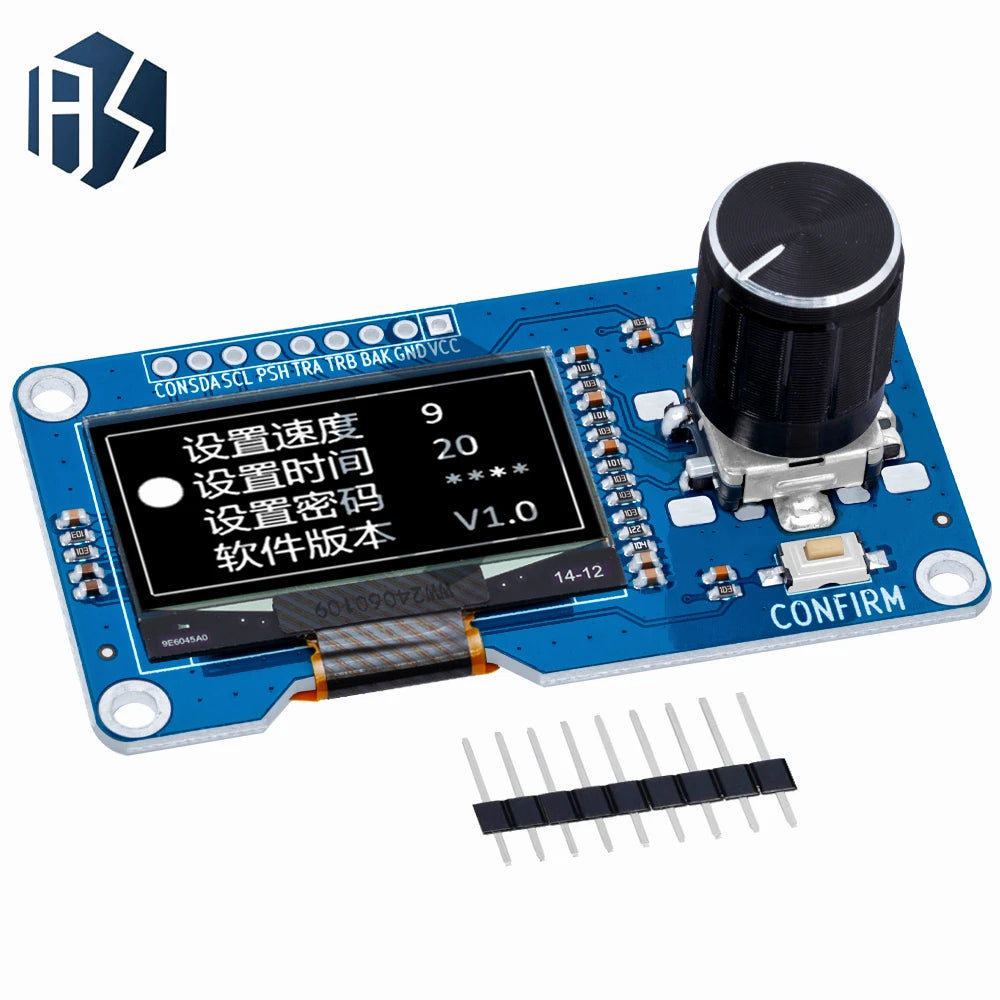 0 96 White Oled Display Screen Combined EC11 Rotary Encoder Module Zpaxo