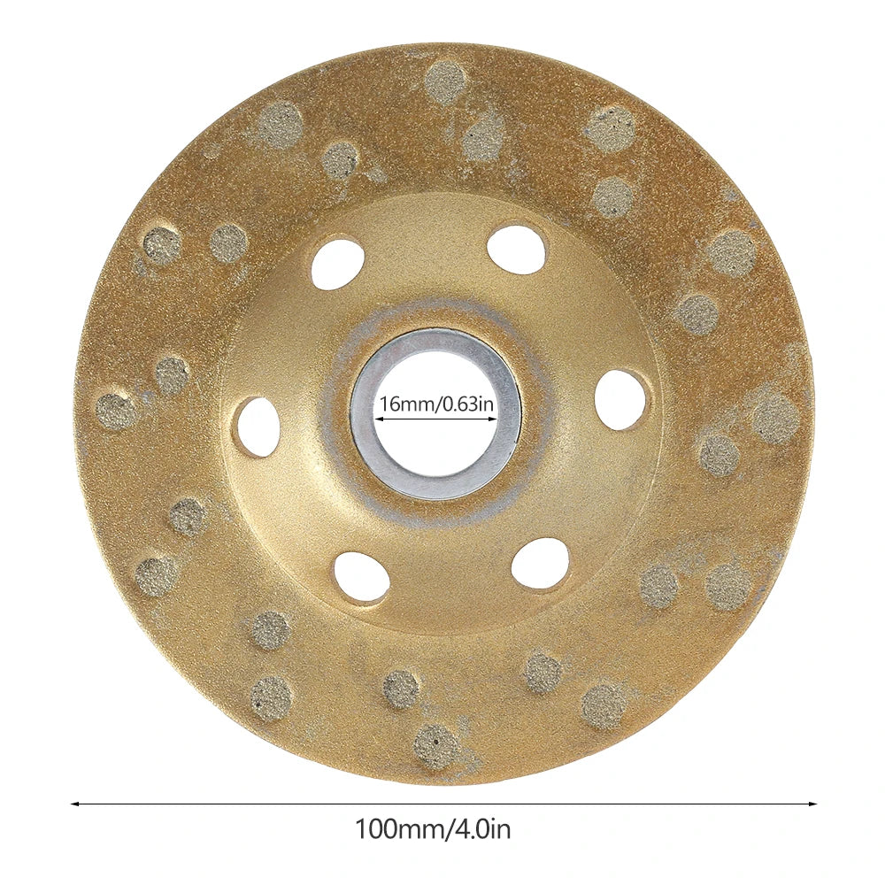 2PCS 4 Inch Diamond Grinding Wheel Disc HHS Segment Grinding Machine Concrete Granite Stone Ceramic Cutting Grinder Power Tool Zpaxo