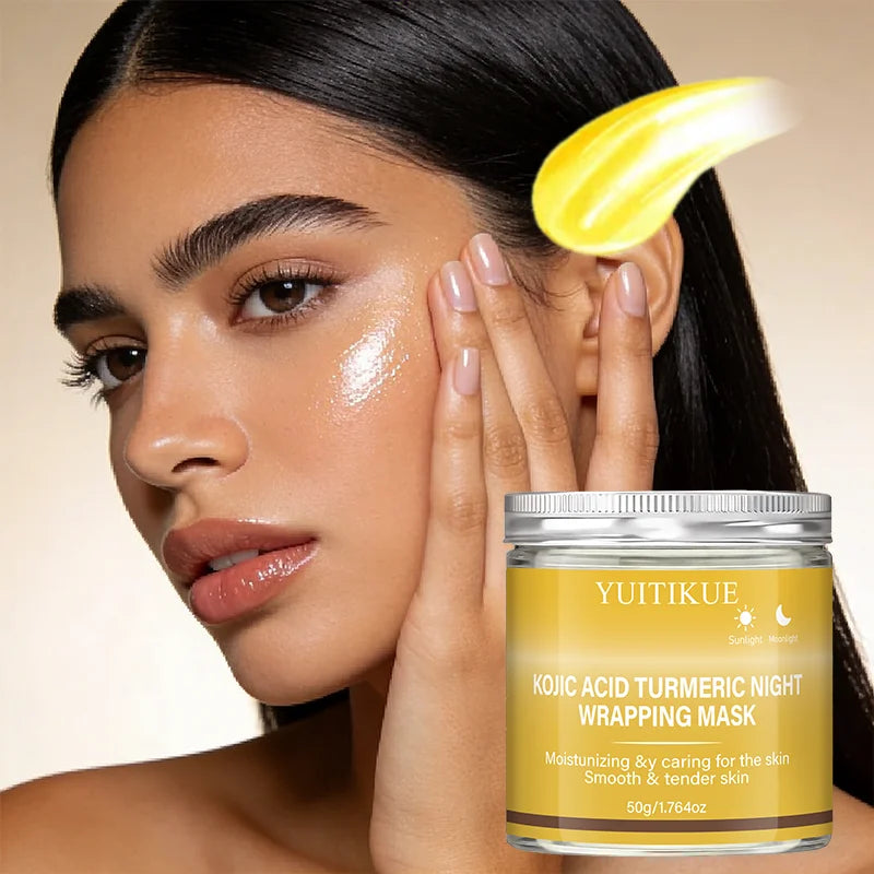 YUITIKUE Turmeric Night Peel-Off Mask – Deep Pore Cleansing Peel-Off Face Mask Zpaxo