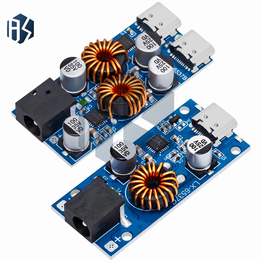 30W Dual USB-C PD 3 0 QC3 Fast Charging Module 5V-12V 3A Intelligent Zpaxo