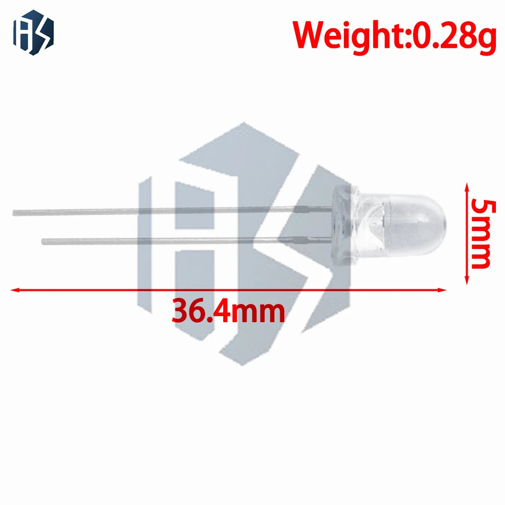 940nm LEDs Infrared Emitter IR Receiver Diode 10pairs Diodes 301A Zpaxo