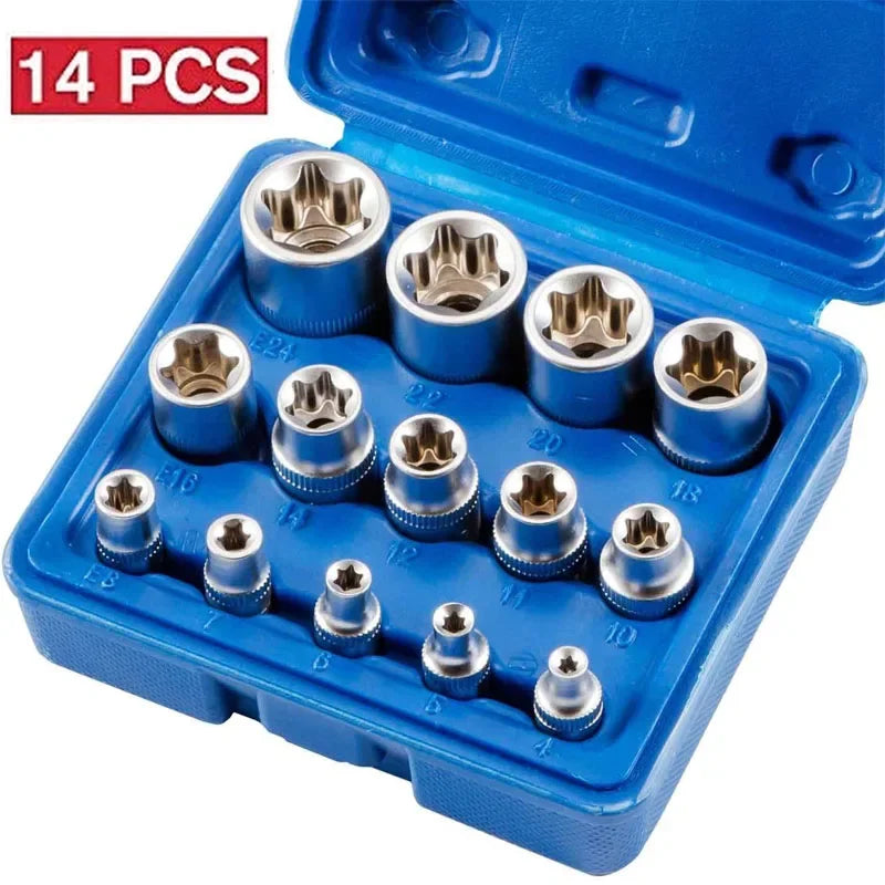 4 5 Female E Star Torx Socket E4-E24 E-torx External Hex Insert Nut