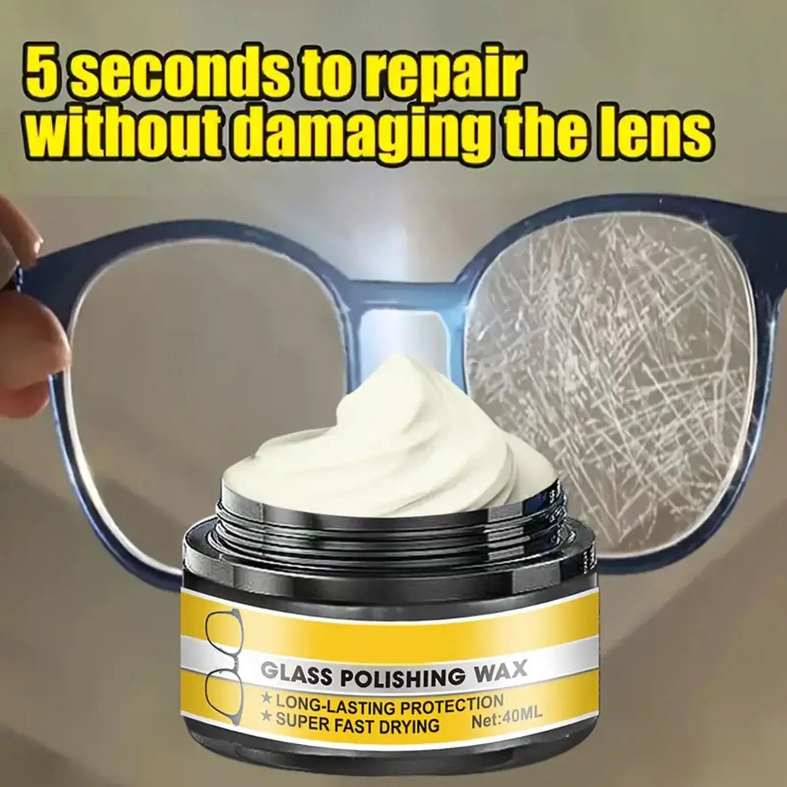 Lens Scratch Repair Paste Windshield Glass Phone Camera Watch Window