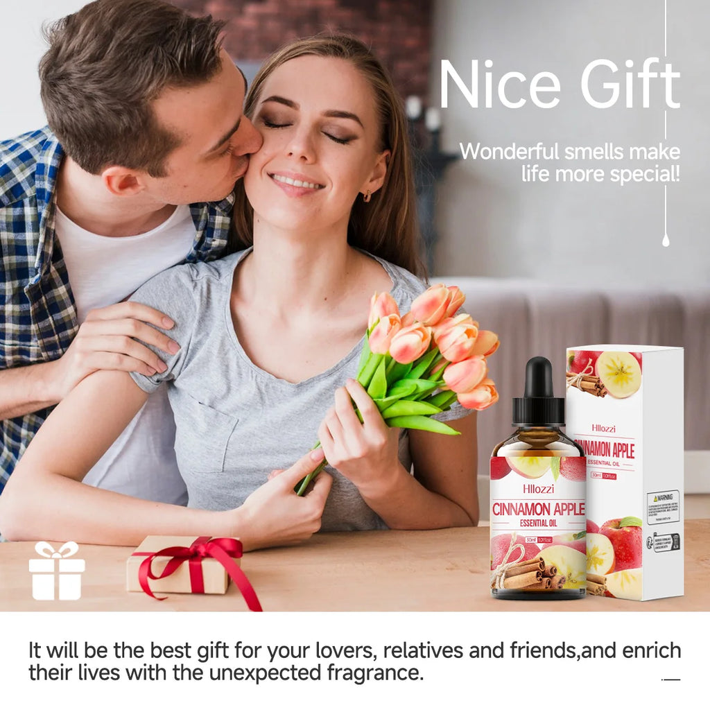 Cinnamon Apple Essential Oil Combination Woody Fruity Notes Suitable Zpaxo