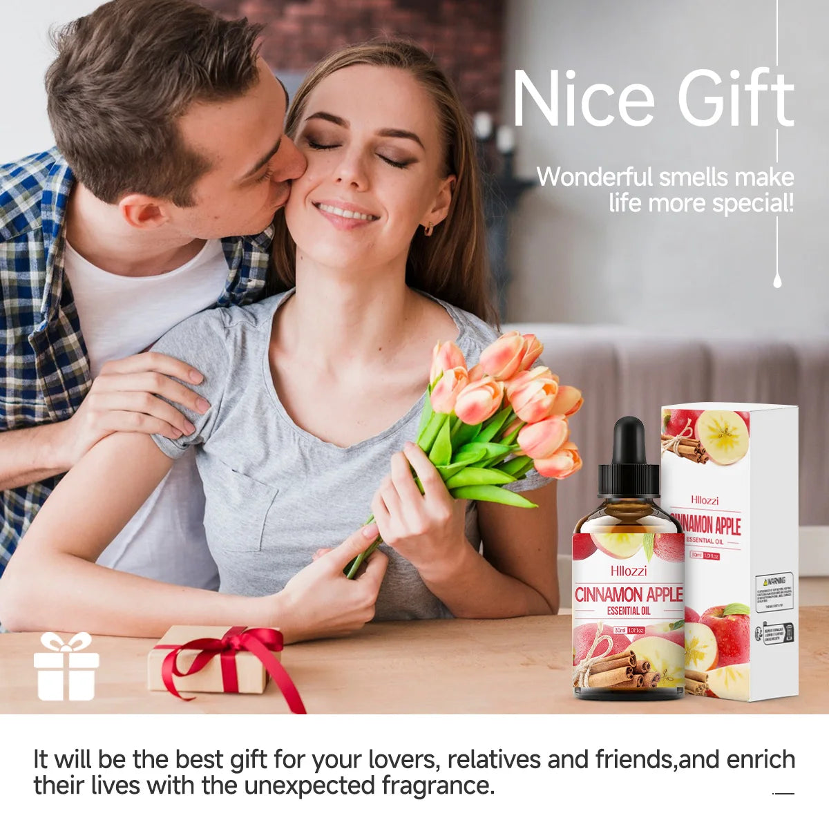 Cinnamon Apple Essential Oil Combination Woody Fruity Notes Suitable Zpaxo