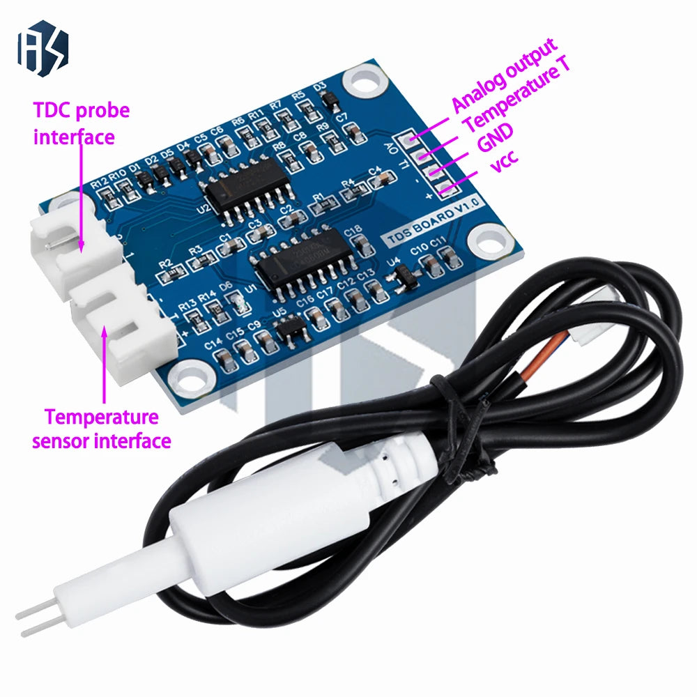 5v TDS Temperature Multi-parameter Water Sensor Analog Digital Output Zpaxo