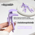 Portable Wide-angle Eyelash Clip Lasting Curler Frameless Toothed Zpaxo 02 Purple