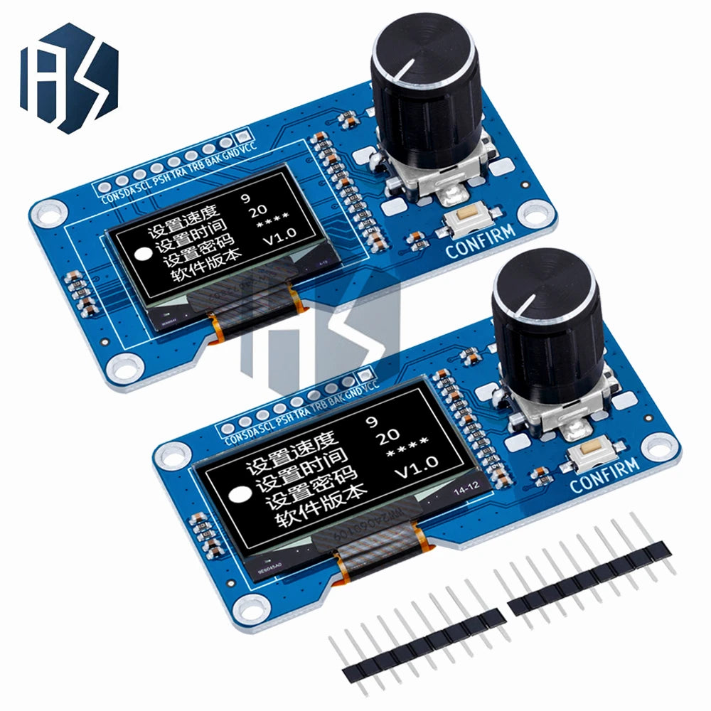 0 96 White Oled Display Screen Combined EC11 Rotary Encoder Module Zpaxo