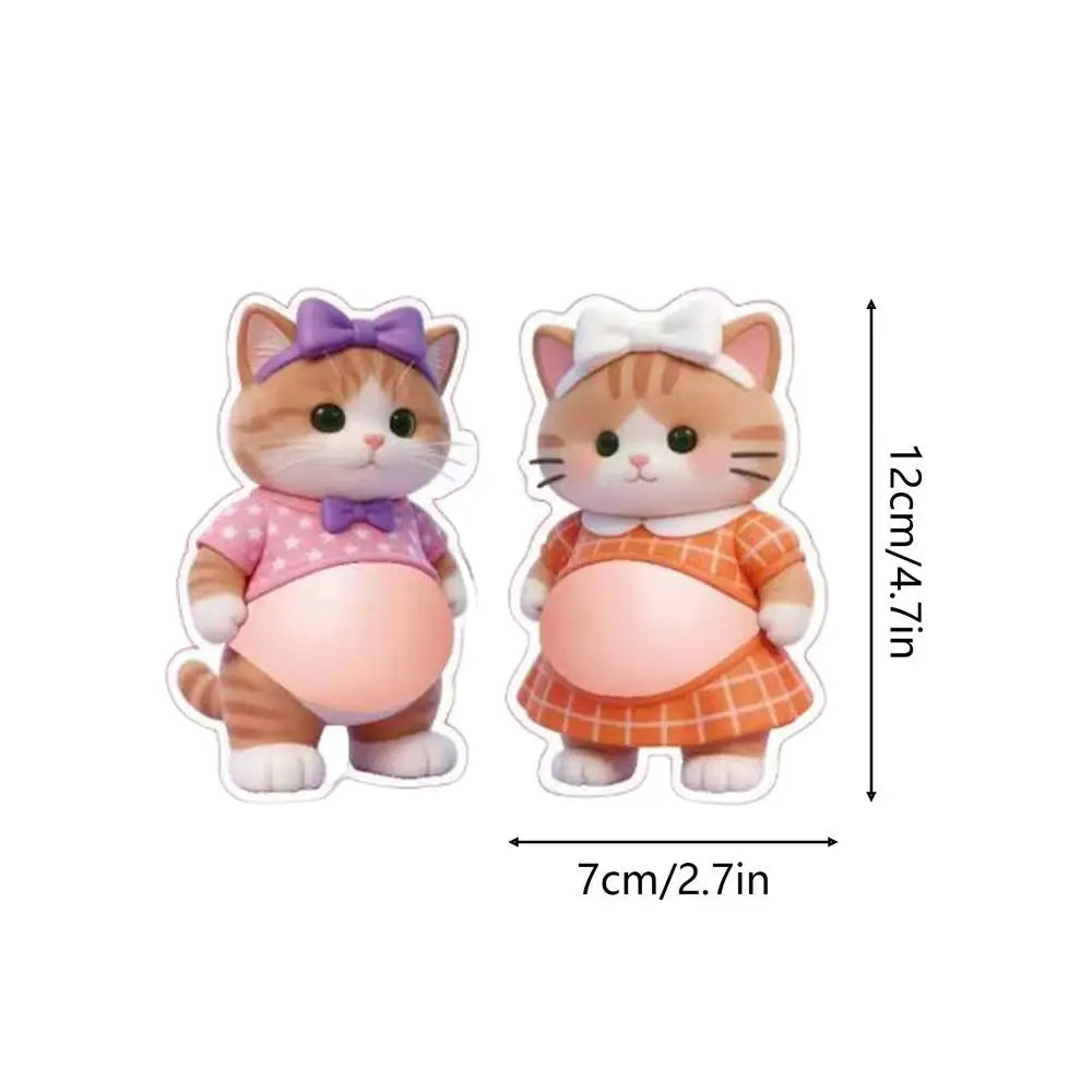 3D Squeeze Puppy Cartoon Stickers – Kids Party Favor Decor Cartoon Sticker Set Zpaxo cat