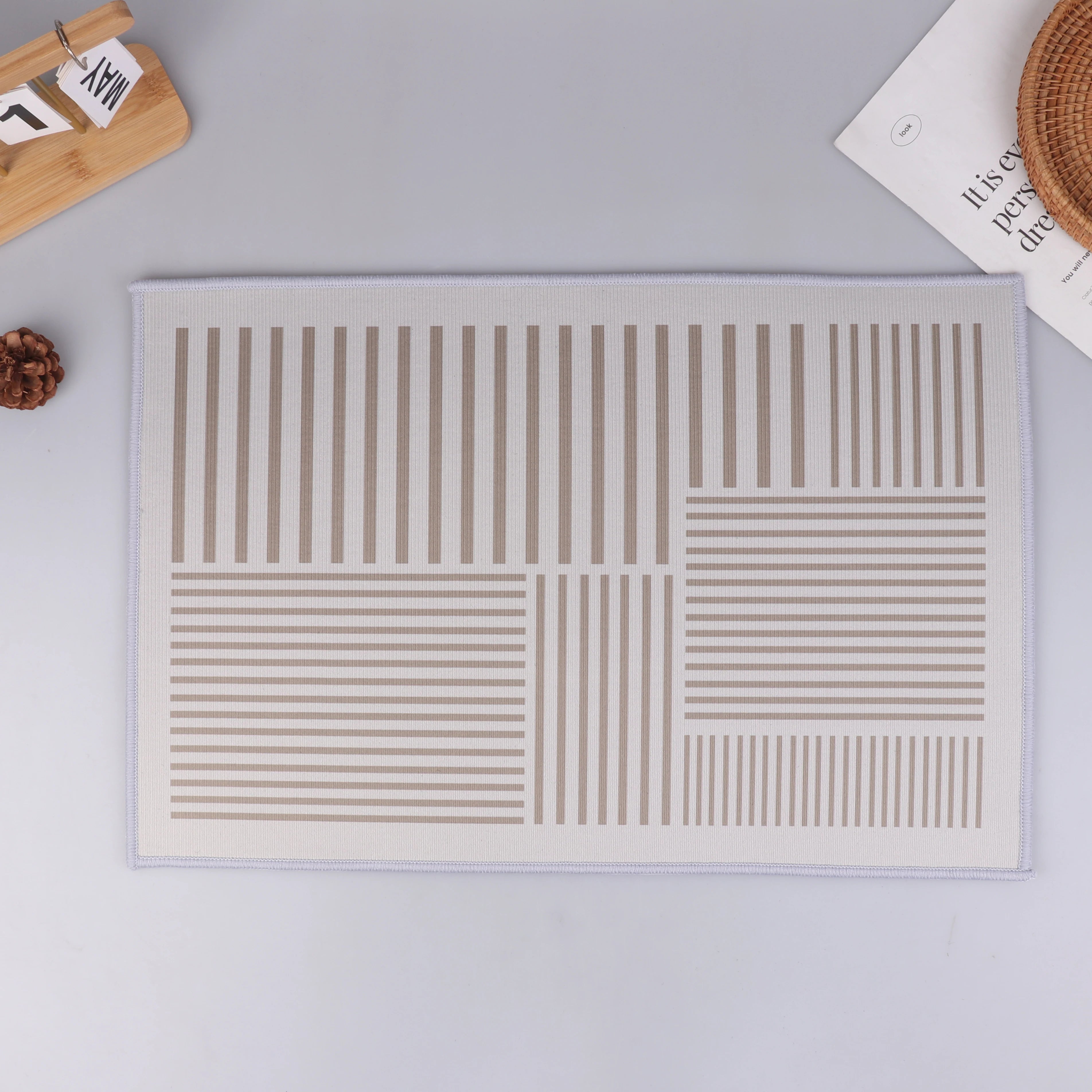 Simple Diatomite Bathroom Mat Household Doorway Water-absorbent Zpaxo A11