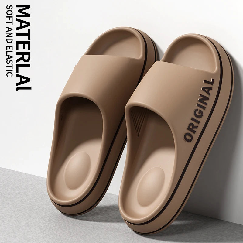 Mens Thick Sole Indoor Bathroom Anti Slip Shoes Summer Couple Sandals