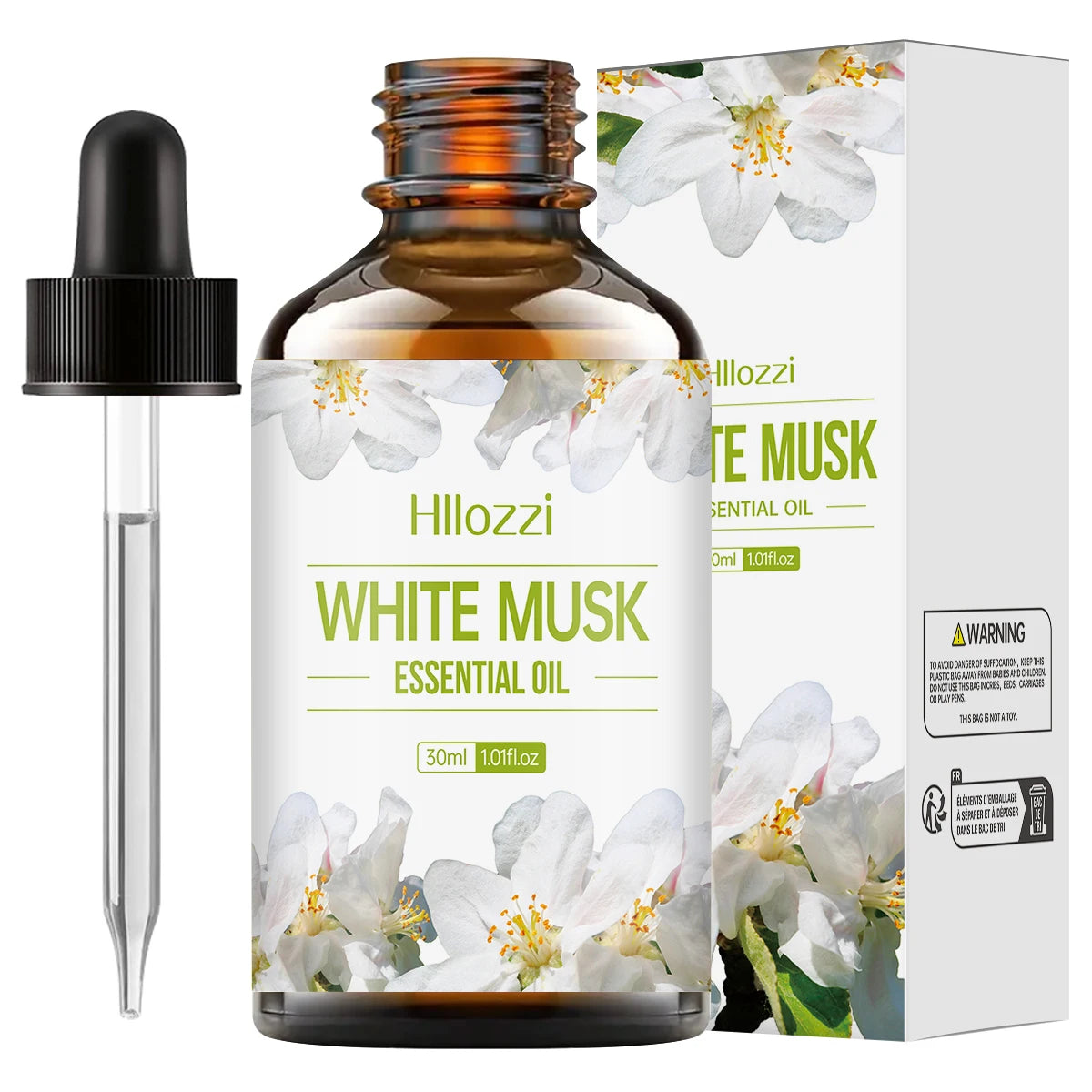 White Musk Essential Oil White Vanilla Rich Smell Skin Care Hair Care Hydrating Moisturizing Aromatherapy Aromatherapy Candle Zpaxo