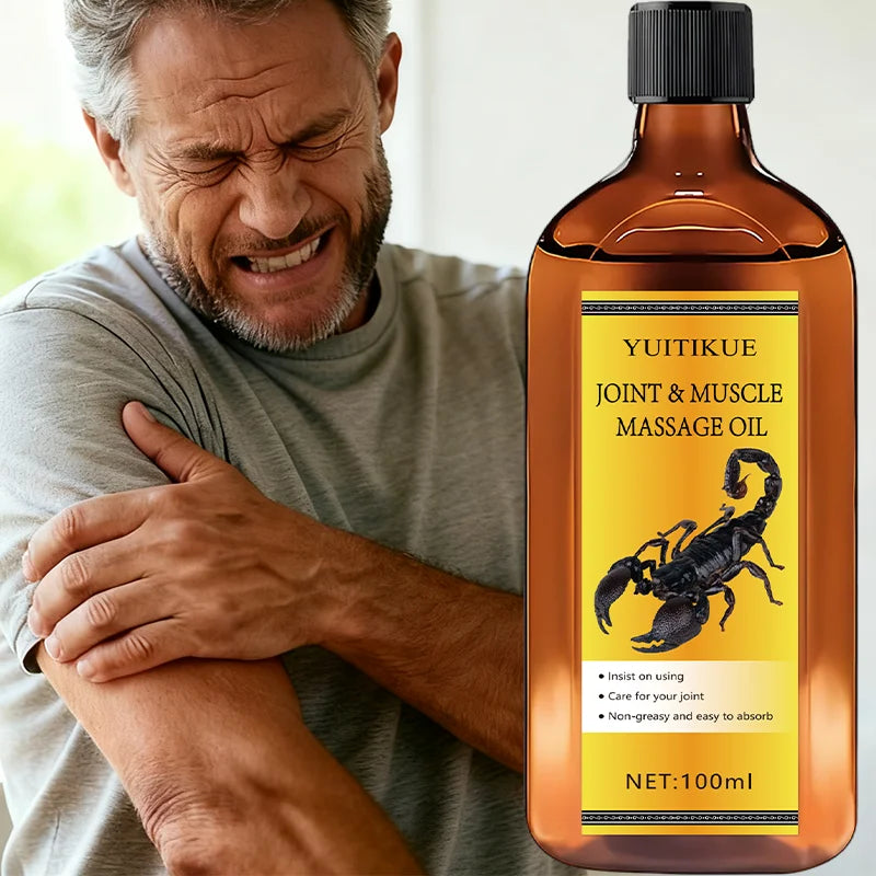 YUITIKUE 100ml Natural Organic Joint & Body Massage Oil Body Massage Oil Zpaxo