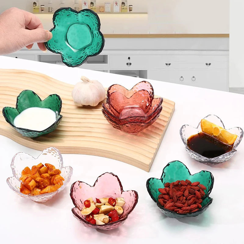 Acrylic Sauce Dish Creative Cherry Blossoms Serving Dishes Small Zpaxo