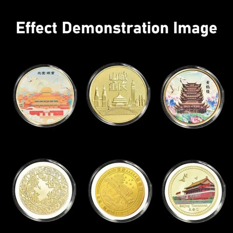 20-Piece Commemorative Coin Collection Box Protection Storage