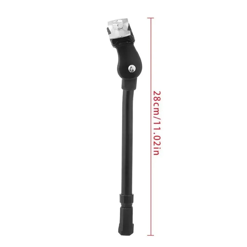 Adjustable Bike Kick Stand Heavy Duty Alloy Foot for Mountain Sports Bicycle Prop Black/Silver Zpaxo