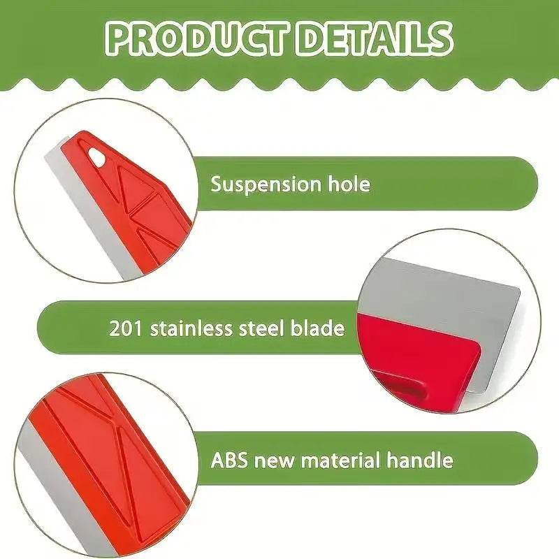 1pcs Heavy-Duty Paint Edge Guard – Stainless Steel & Plastic, Non-Slip Handle for Walls, Trim Wallpaper Zpaxo