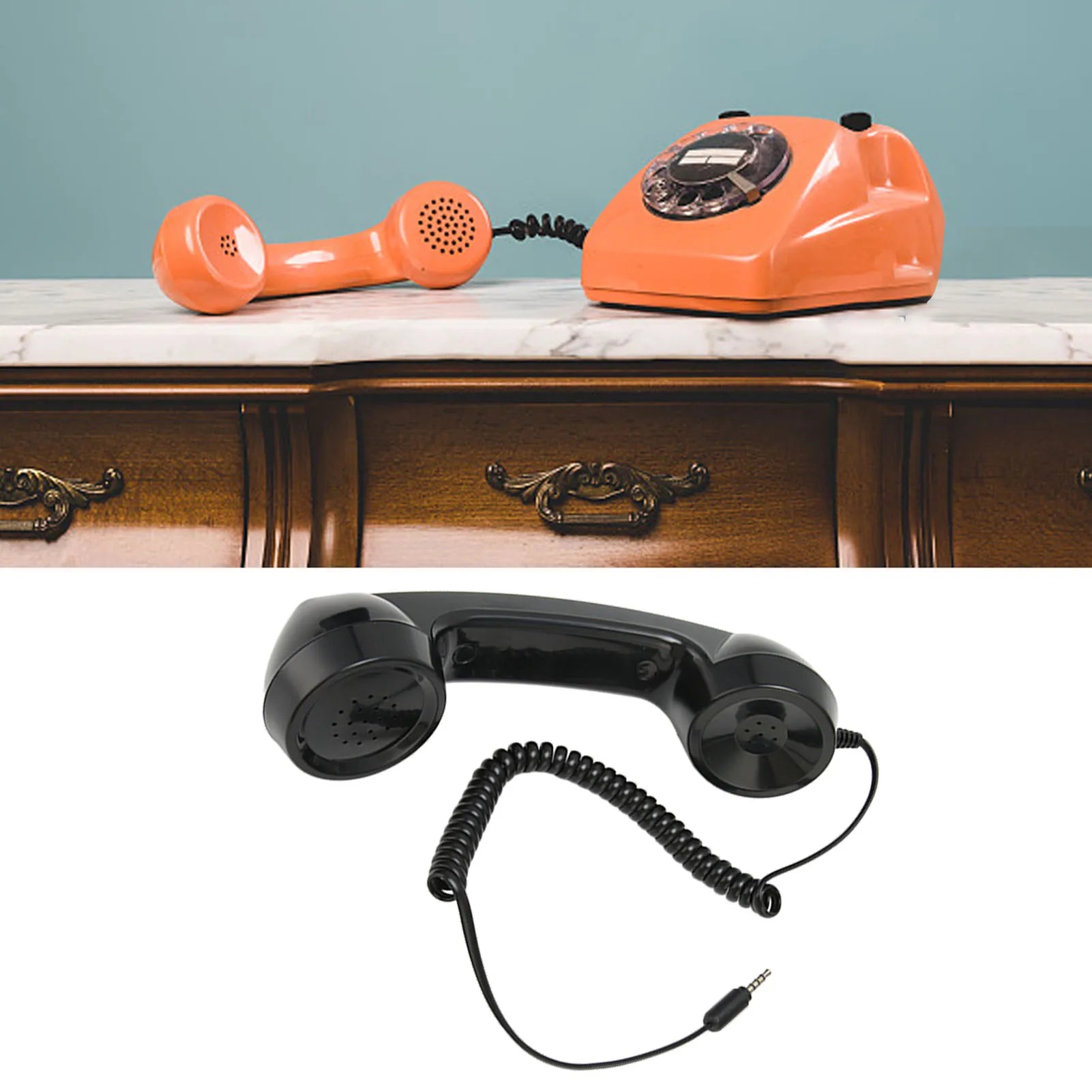 Retro Phone Handset Multifunction Radiation Proof Handheld Cell