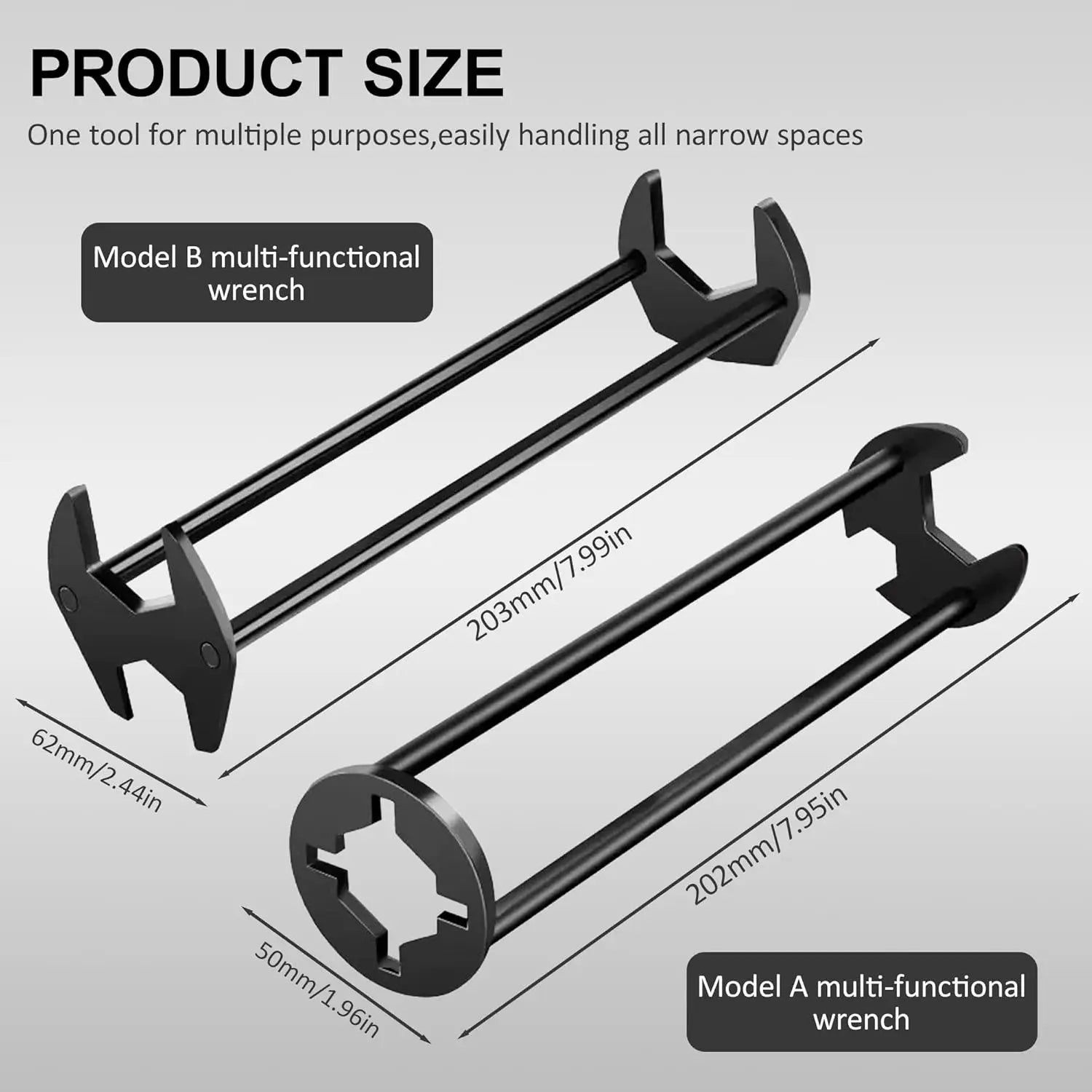 Multifunctional Basin Wrench – Sink Faucet Tool for Tight Spaces