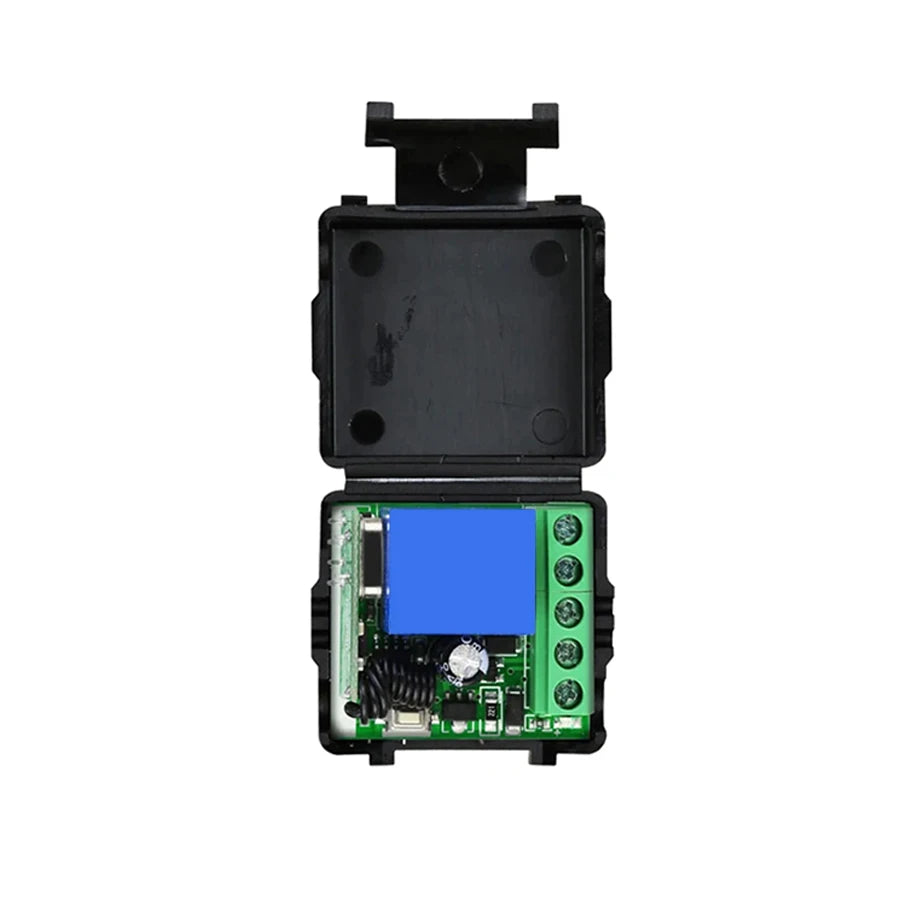 DC 12V 433Mhz RF Wireless Remote Control Switch 10A Relay 1CH Receiver Module 2CH Transmitter For LED Door Electromagnetic Lock Zpaxo 1 Switch