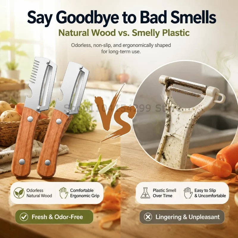 MultiFunction Vegetable Peeling Knife Stainless Steel Kitchen Knife for Peeling Professional Fruit Knife Paring Specific Peeler Zpaxo
