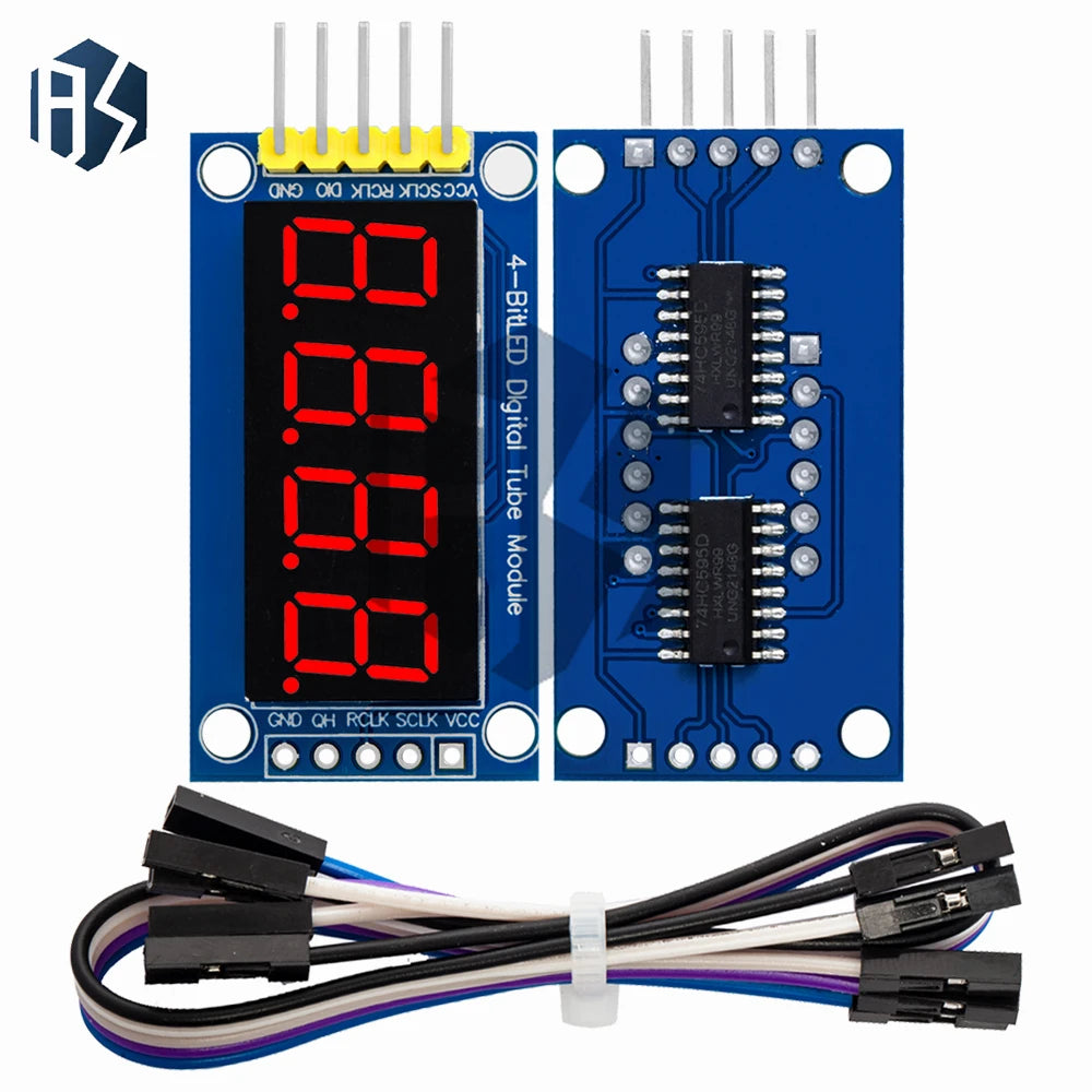 Arduino 74HC595 Shift Register 8-Bit Serial-in Parallel-out 4-Digit Zpaxo